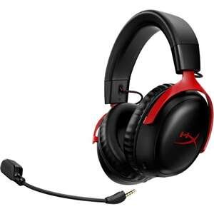 🎧 HyperX Cloud III אלחוטי שחור/אדום