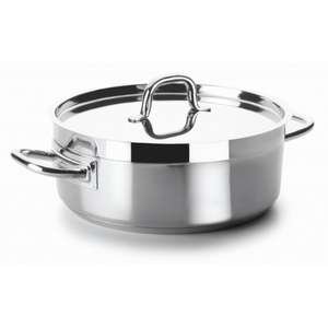 סיר נירוסטה 28 ס"מ 6.7 ליטר Lacor CHEF-LUXE