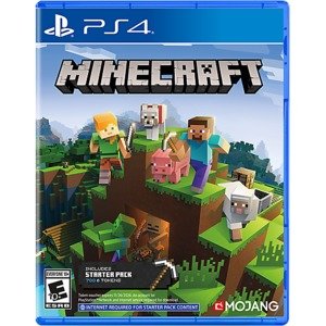 משחק Minecraft Starter Collection עם Starter Pack + 700 Minecoins ל-PS4