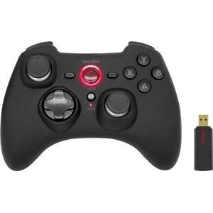 בקר משחק SpeedLink Rait Wireless Gamepad - צבע שחור עבור PC/PS3/Nintendo Switch