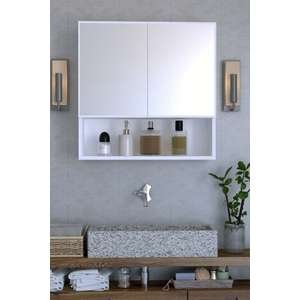 ארונית אמבטיה Hilton Tudo Design לבן
