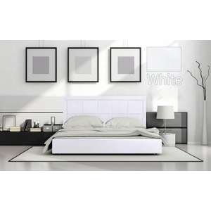 🛏️ מיטה וחצי 120x190 דגם 6019 עץ מרופדת דמוי עור + ארגז מצעים + מזרן קפיצים Olympia שחור