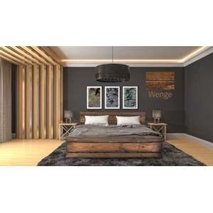 🛏️ מיטה וחצי 120x190 דגם 5025 עץ מלא + מזרן מתנה Olympia וונגה