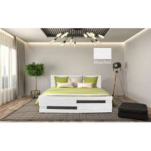 🛏️ מיטה וחצי 120x190 דגם 5026 עץ מלא + מזרן מתנה Olympia מולבן