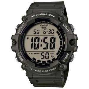 שעון יד דיגיטלי עם רצועת שרף Casio AE-1500WHX-3AVDF - צבע ירוק כהה