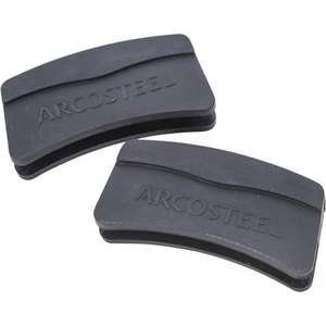 זוג ידיות סיליקון קטנות מבית Arcosteel - צבע שחור