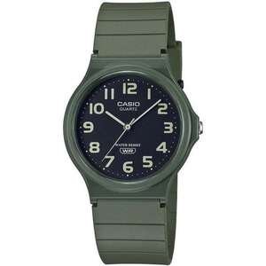 שעון יד אנלוגי רצועת שרף Casio MQ-24UC-3BDF - צבע ירוק