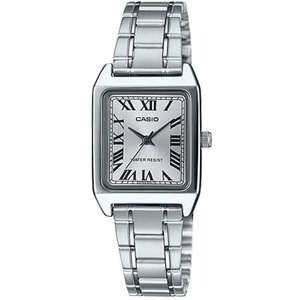 שעון יד אנלוגי לנשים עם רצועת Stainless Steel כסופה Casio LTP-V007D-7BUDF - צבע כסוף