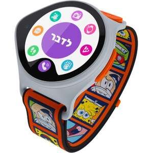 שעון חכם לילדים עם סים מובנה NickWatch Smart Watch - צבע אפור