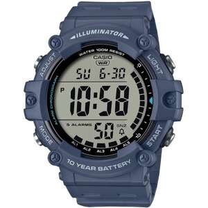 שעון יד דיגיטלי עם רצועת שרף כחולה Casio AE-1500WH-2AVDF - צבע כחול