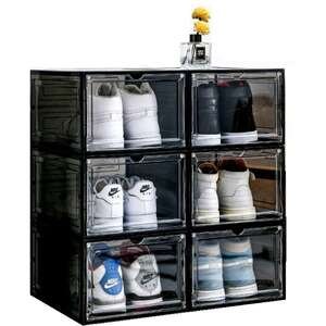 קופסת נעליים קשיחה HomeSet Premium שחור