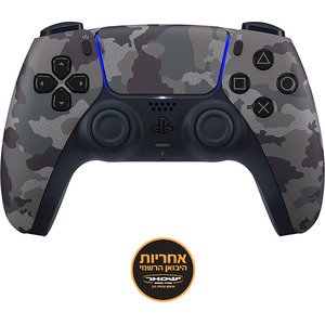 בקר משחק אלחוטי Sony PlayStation DualSense V2 PS5 - צבע Gray Camouflage - אחריות יבואן רשמי ישפאר