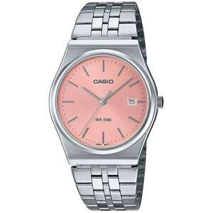 שעון יד אנלוגי Unisex עם רצועת Stainless Steel כסופה Casio MTP-B145D-4AVDF - צבע ורוד