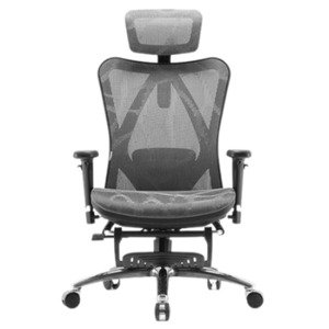 💺 כסא Sihoo M57B Plus אפור/שחור + הדום