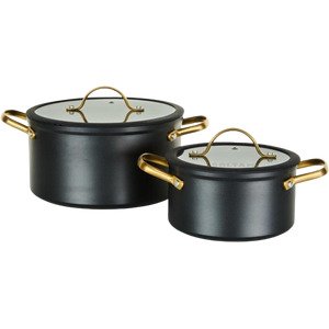 סט סירים עם מכסים 24 ס''מ + 18 ס''מ Soltam Platinum