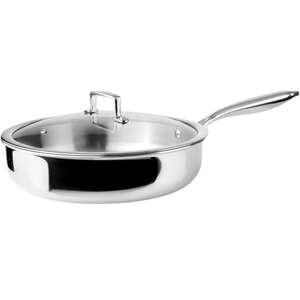 🍳 מחבת עמוקה עם מכסה Ibili 24 ס"מ