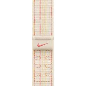 רצועת Nike Sport Loop לשעון Apple Watch 42mm צבע Starlight / Pink - מידה One Size