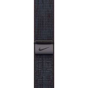 רצועת Nike Sport Loop לשעון Apple Watch 46mm צבע Black / Blue - מידה One Size