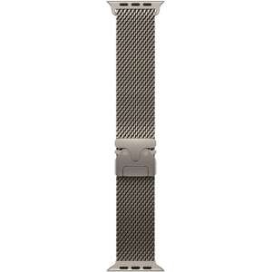 רצועת Titanium Milanese Loop לשעון Apple Watch 49mm צבע Natural - מידה Large