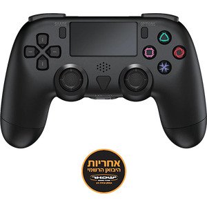 בקר משחק אלחוטי Double Shock לקונסולת ה-Sony PlayStation 4 מבית Dragon - צבע שחור - אחריות יבואן רשמי