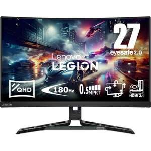 מסך מחשב גיימינג קעור Lenovo Legion R27qc-30 27'' WLED 67C6GAC2IS - שחור