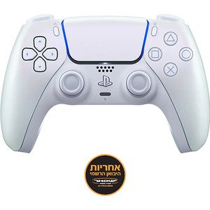 בקר משחק אלחוטי Sony PlayStation DualSense V2 PS5 - צבע Chroma Pearl - אחריות יבואן רשמי ישפאר