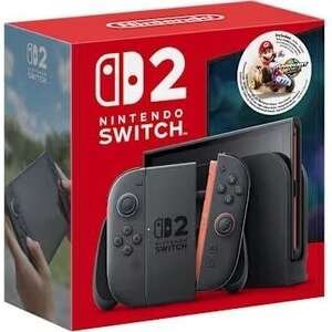 קונסולת משחק Nintendo Switch 2 256GB - אדום / כחול מהדורת Mario World Edition - שנה אחריות