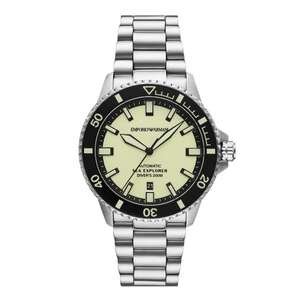 שעון יד אוטומטי לגבר מבית Armani מקולקציית SEA EXPLORER דגם AR60083 - יבואן רשמי