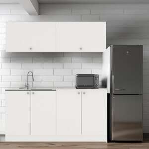 מטבח מודרני Ofek Tudo Design 1.6 מטר לבן