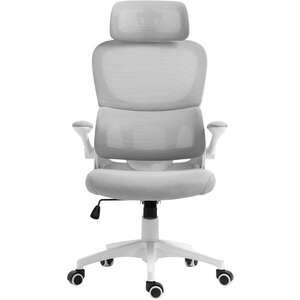 💼 כיסא Comfort4you CH-35-TAMIR-WT/GR אפור/לבן