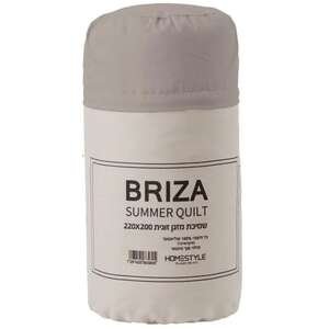 שמיכת מזגן (קיצית) יחיד 150x200 ס''מ דגם Briza מבית Homestyle - צבע אבן