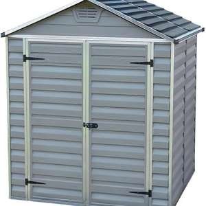 מחסן דגם SkyLight 1.9x1.5 מבית Palram - בגודל 154x185 ס''מ - צבע אפור