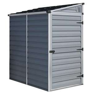 מחסן דגם SkyLight Pent 1.2x1.8 מבית Palram - בגודל 175x117.5 ס''מ צבע אפור