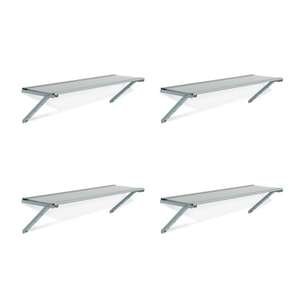 סט 4 מדפים למחסנים מדגם Yukon ולמחסני Rubicon ו- SkyLight גדולים מבית Palram- גודל מדף 104x34.7 ס''מ